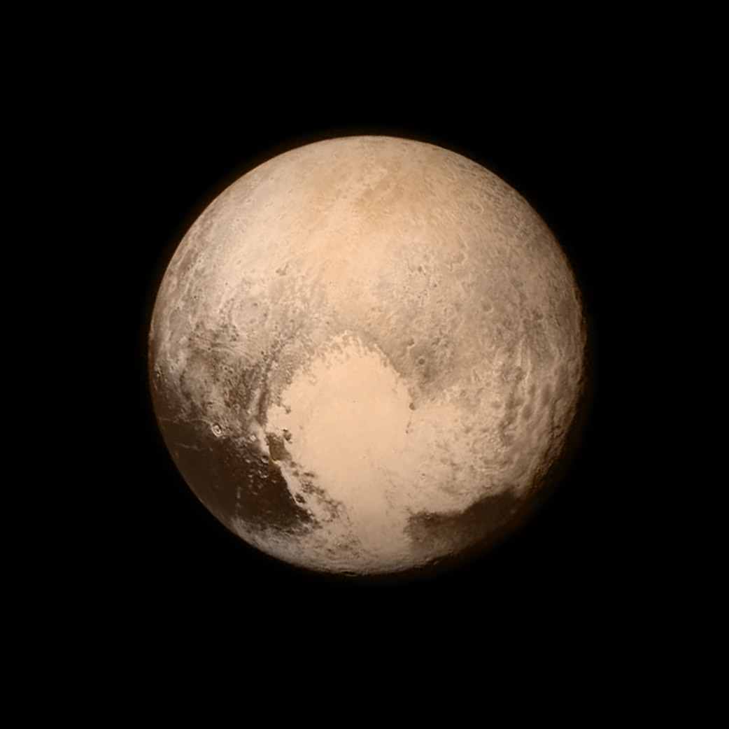 The heart on the surface of Pluto