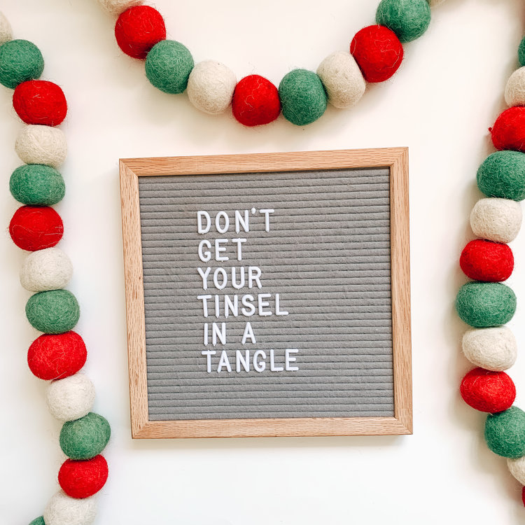 Don't get your tinsel in a tangle
